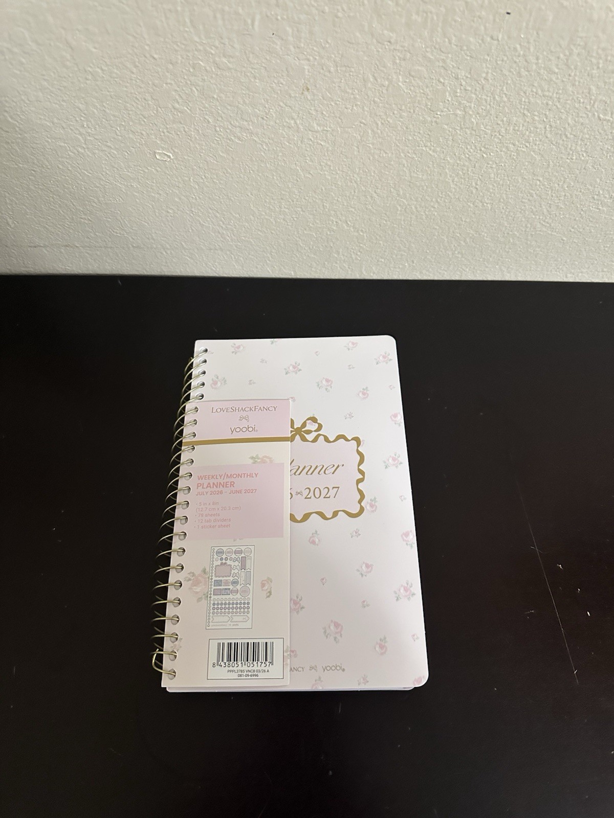 Love Shack Fancy X Target Yoobi Blooming Heirloom Ditsy 2026 2027 Planner