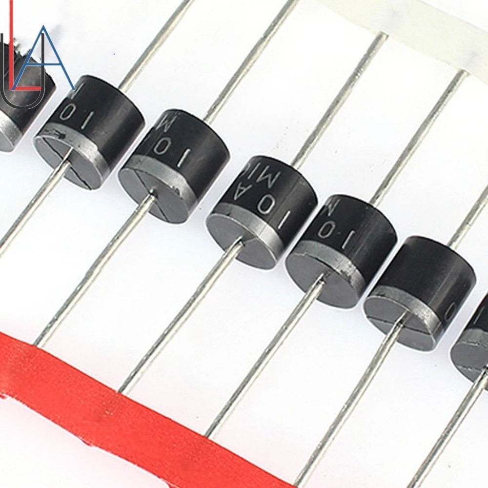 10PCS 10A10 Rectifier Diodes 10A 1000V DO-27 Axial Electronic Components – USA