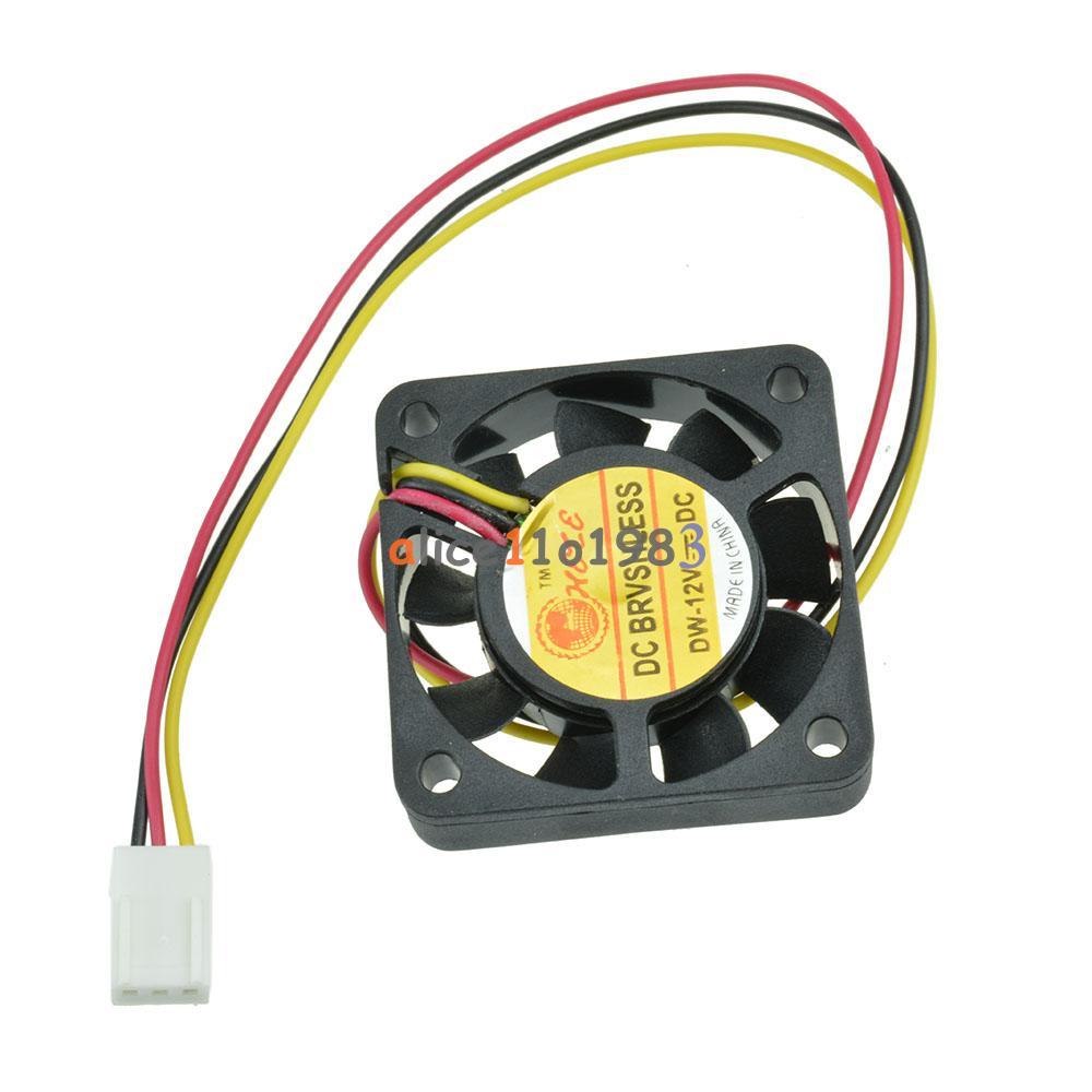 1/5PCS 2/3Pin 4cm Computer CPU Cooler Cooling Fan PC 40x40x10mm DC 12V