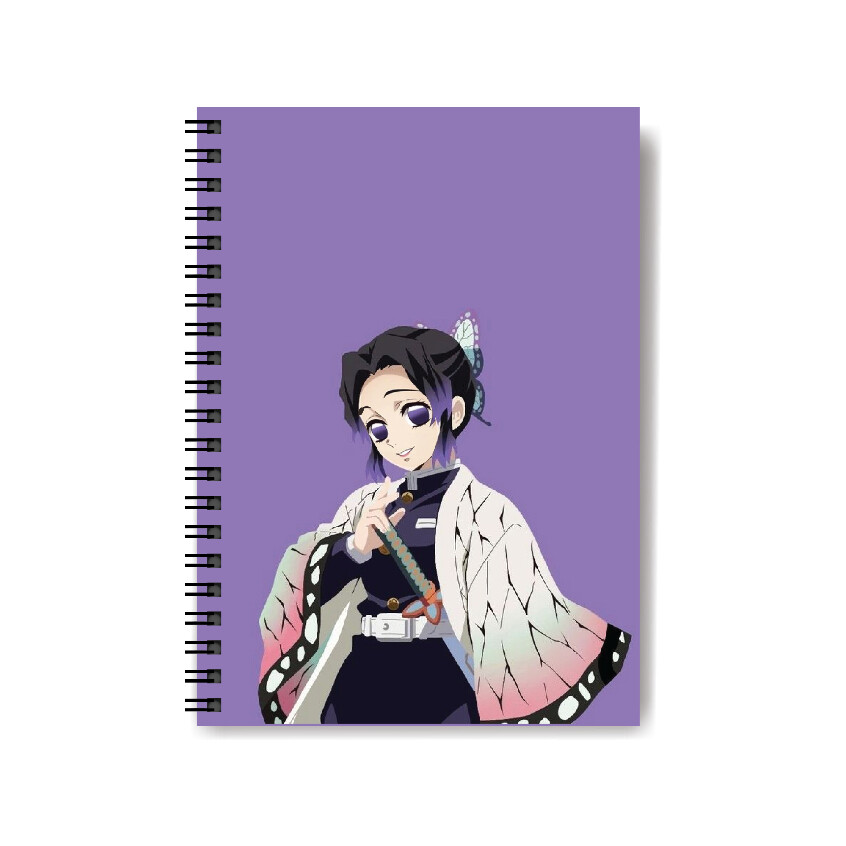 A5 Notebook Sidebind Anime Design Cardcover Book Lined Journal School Office