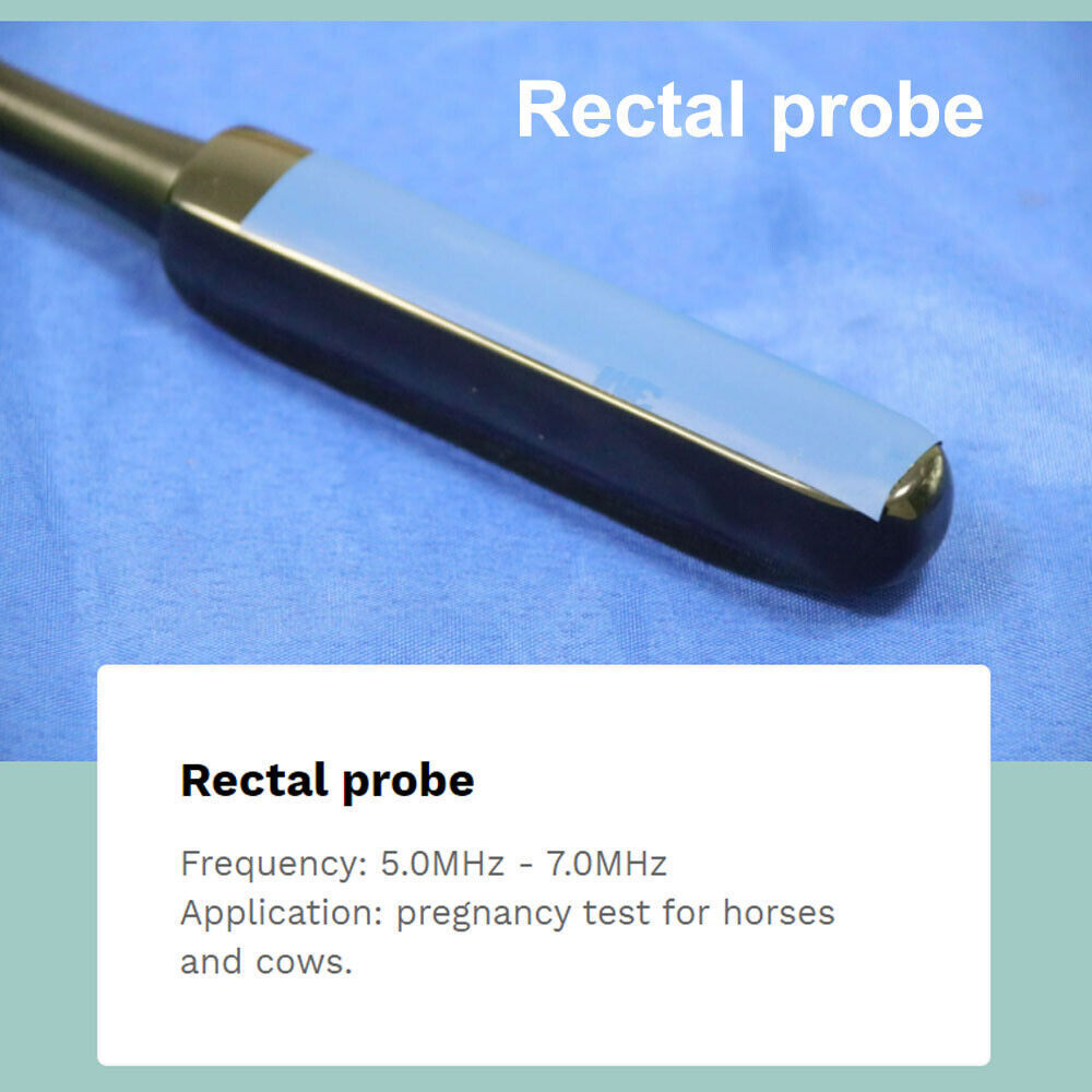 DAWEI Professional Veterinary Ultrasound Machine with Rectal probe,Convex probe