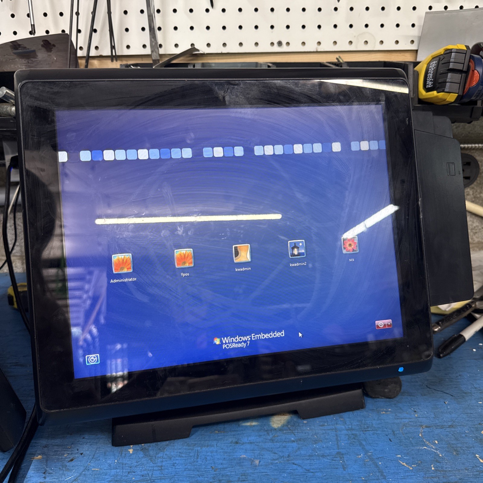 Touch Dynamic Breeze All-In-One Touchscreen POS System Working .Windows embedded
