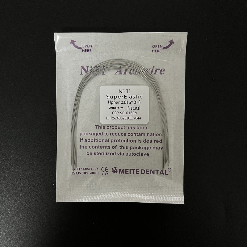 Dental Orthodontic Niti Super Elastic Rectangular Arch Wire Ovoid/Natural