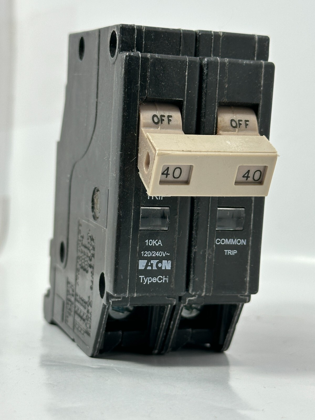 Eaton Type CH CHF240 40 Amp Double Pole Circuit Breaker 120/240V Common Trip