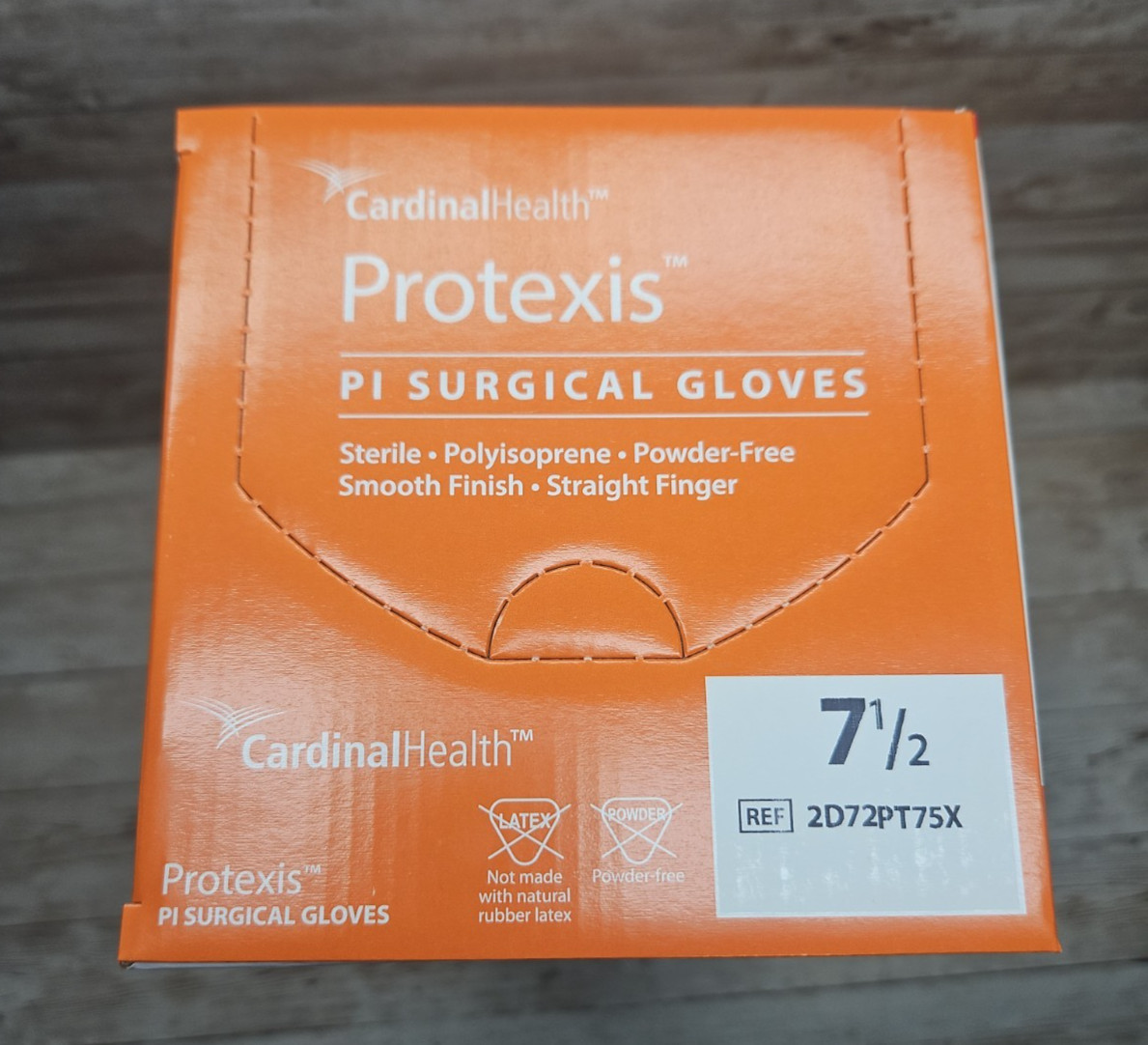 Protexis PI Surgical Gloves *Box 50 Pair* Cardinal Size: 7.5 Exp: 08/26