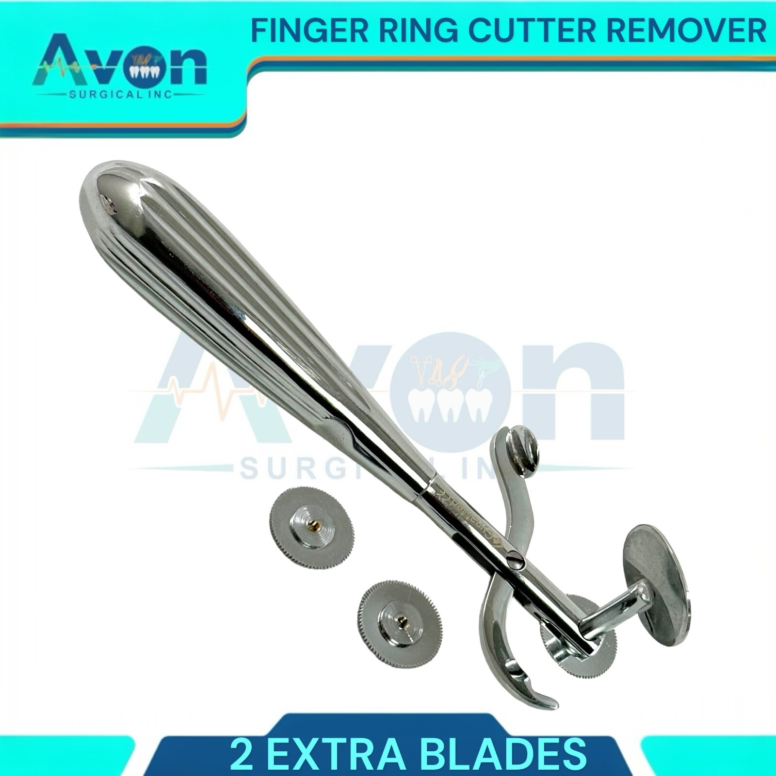 3 Pack – Emergency Finger Ring Cutter, Includes 2 Extra Rotor Blades, EMT/EMS