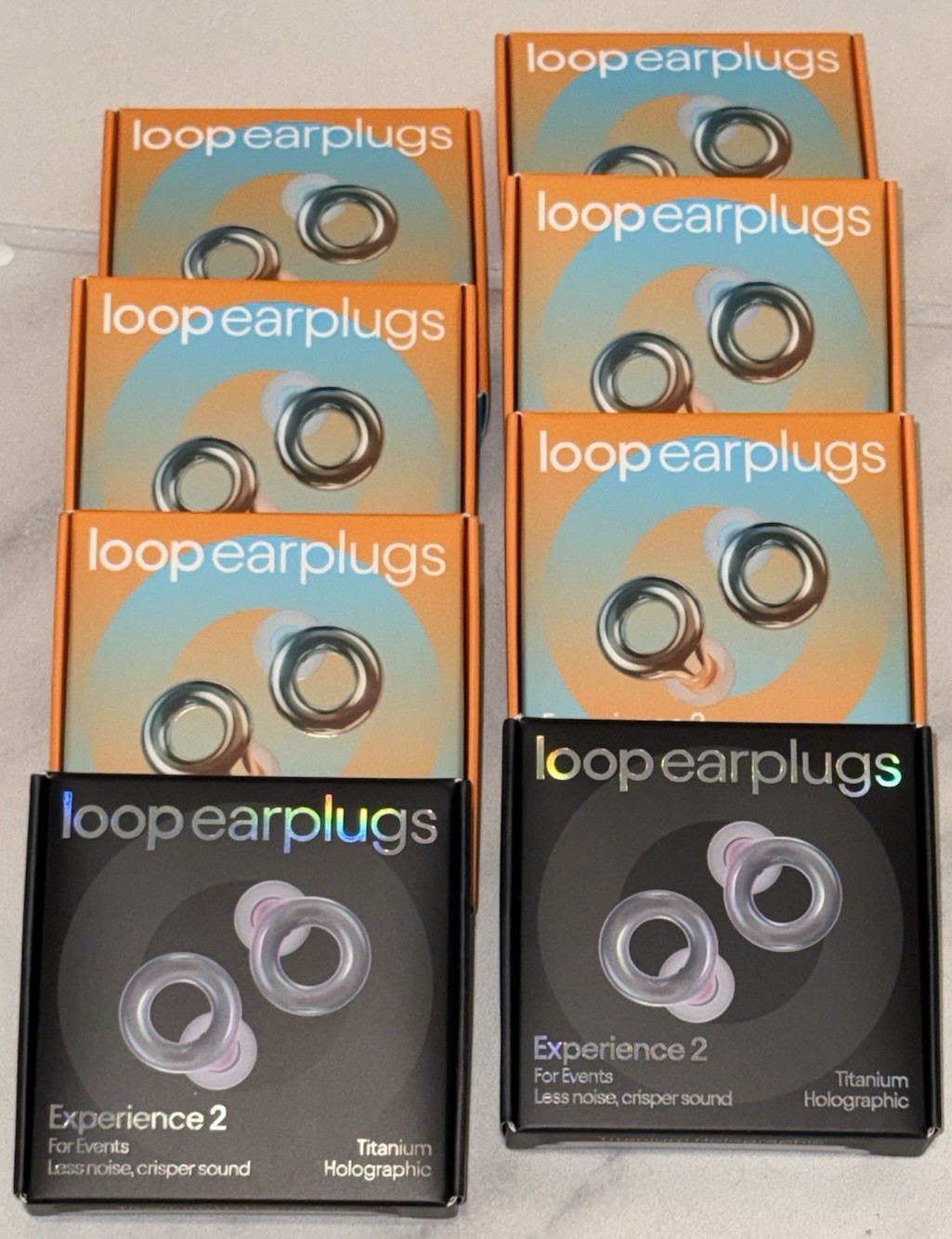 Loop Experience 2 Earplugs For Live Events/Concerts – Holographic Titanium