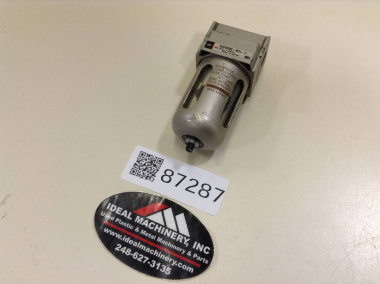 SMC Filter / Regulator NAF2000-N01-C Used #87287