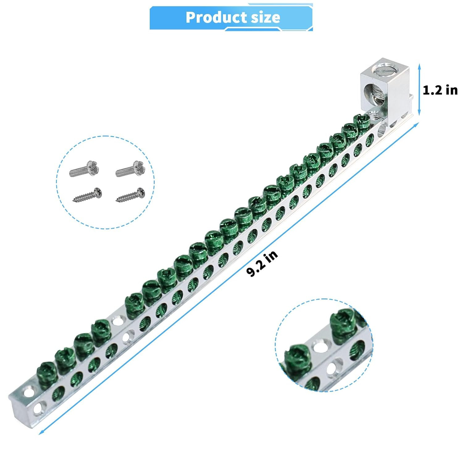 Eaton Ground Bar Kit, 21-Terminal for BR and CH Series Load Centers