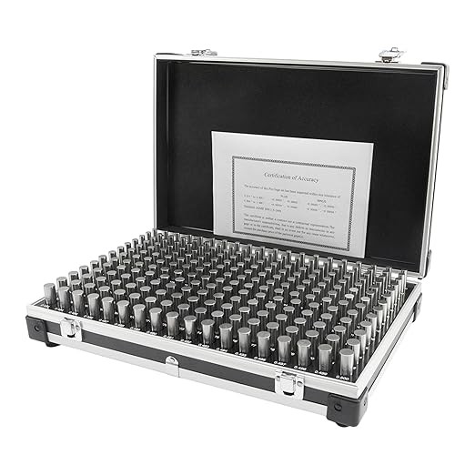 HFS(R) Pin Gage Set Minus Class ZZ Aluminum Alloy Case 0.251″-0.500″ M2 250 Pcs