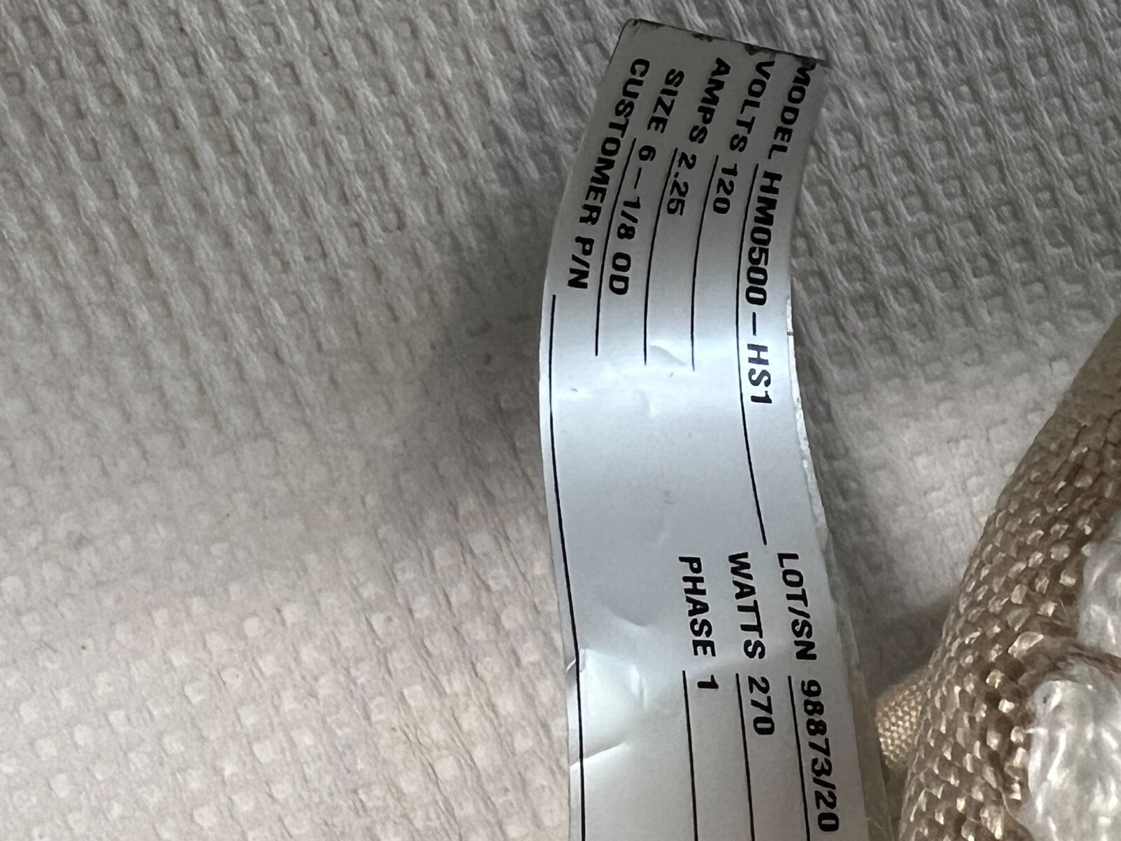 Heating Mantle, Hemispherical, 500 mL Flask-sze, Briskheat Mod. HM0500-HS1