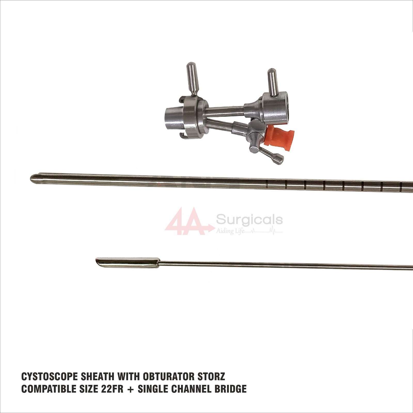 4A Cystoscopy Sheath With Oburator 22Fr + Single Channel Bridge