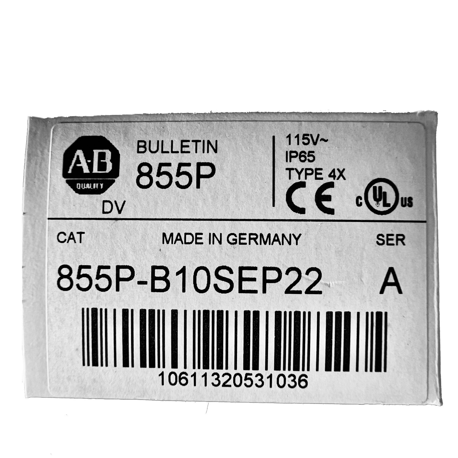 Allen Bradley Alarm Horn / PN: B855P-B10SEP22 65db / (70-150) VAC