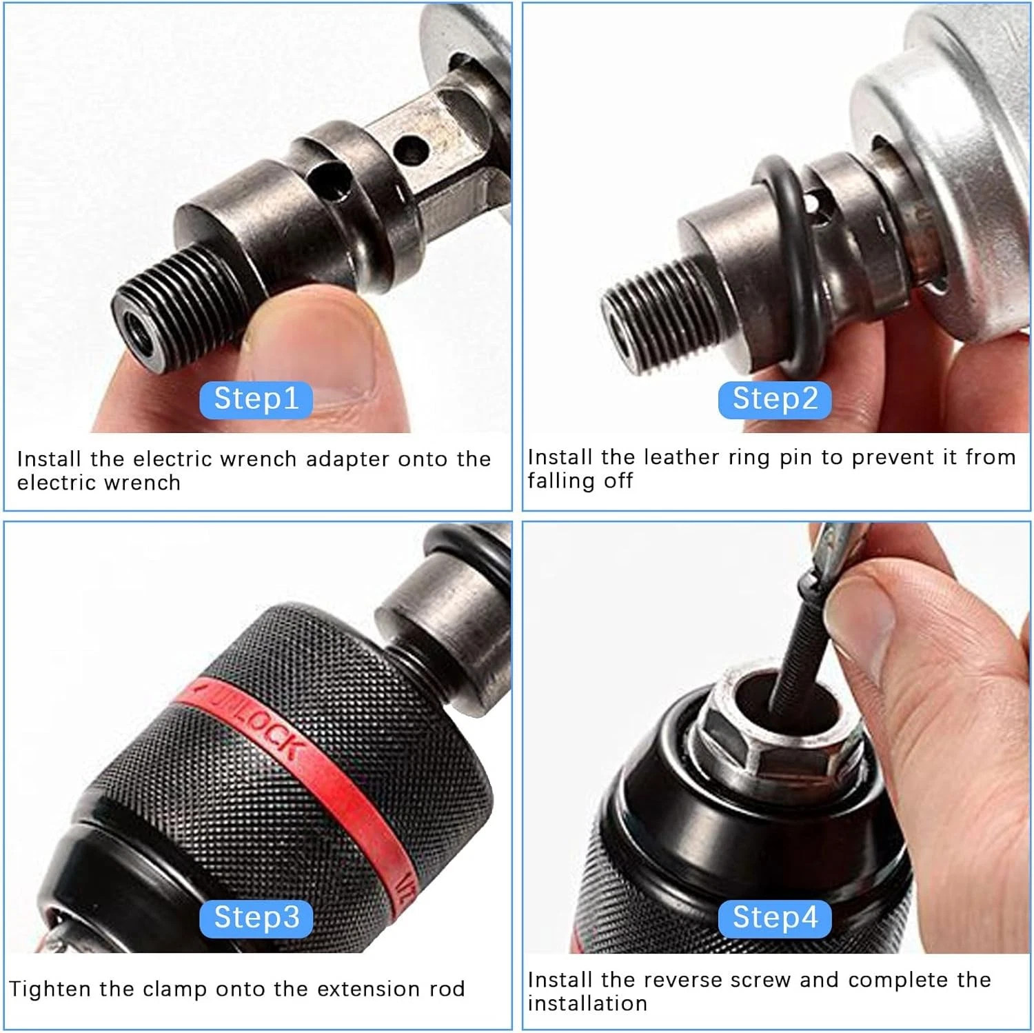 13mm Keyless Drill Chuck Metal Heavy Duty 1/2»-20UNF with SDS-Plus/Hex Shank I