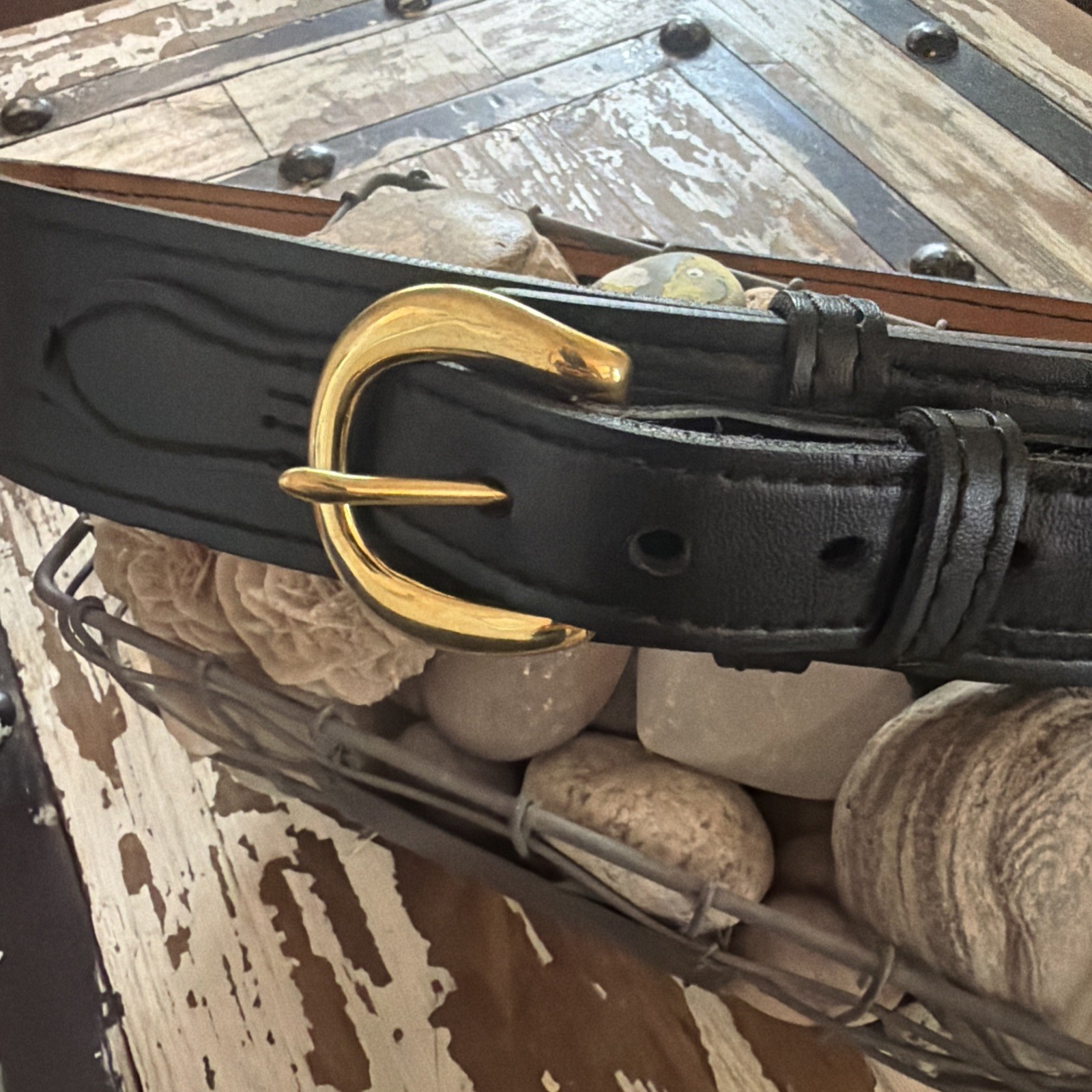 Safariland Model 146V Border Patrol Duty Belt Size 38/95 Black Asmbld Mex