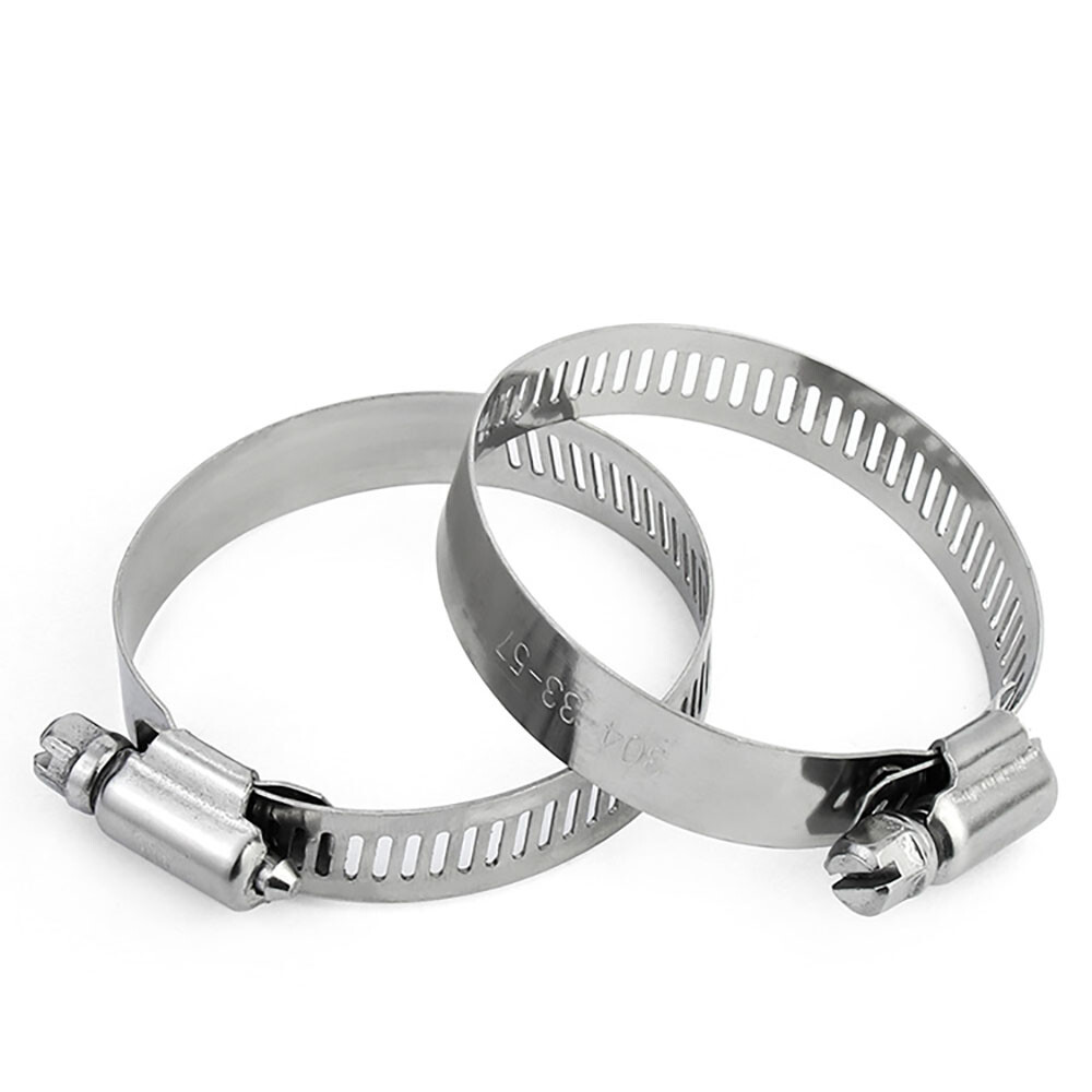 Stainless Steel Hose Clips 304ss Pipe Clamps Worm Drive Size 8mm-550mm Optional