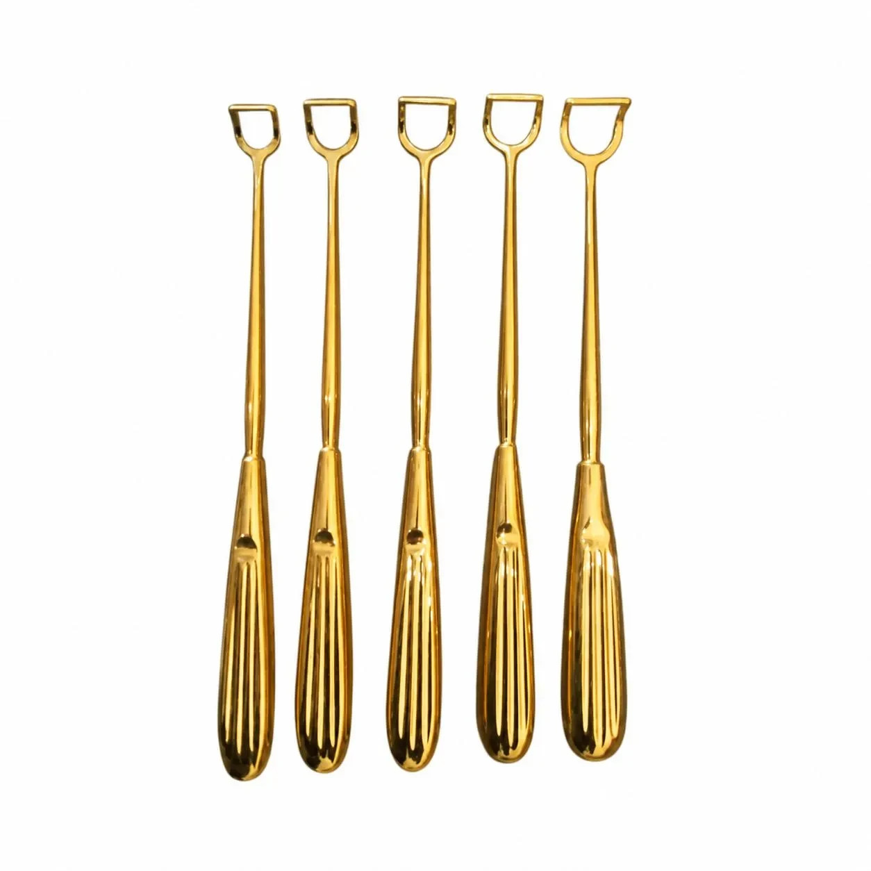 5Pcs Adenoid Curette ENT Surgical Instrument Set Throat Adenoidectomy