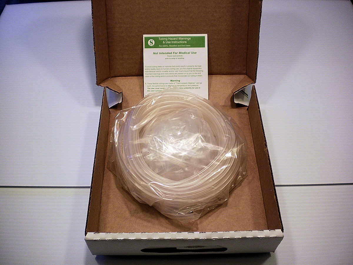 New 50ft. Tygon Tubing ACF00006 1/8″ I.D. x 3/16″ O.D. x 1/32″ Wall, E-3603 Lab