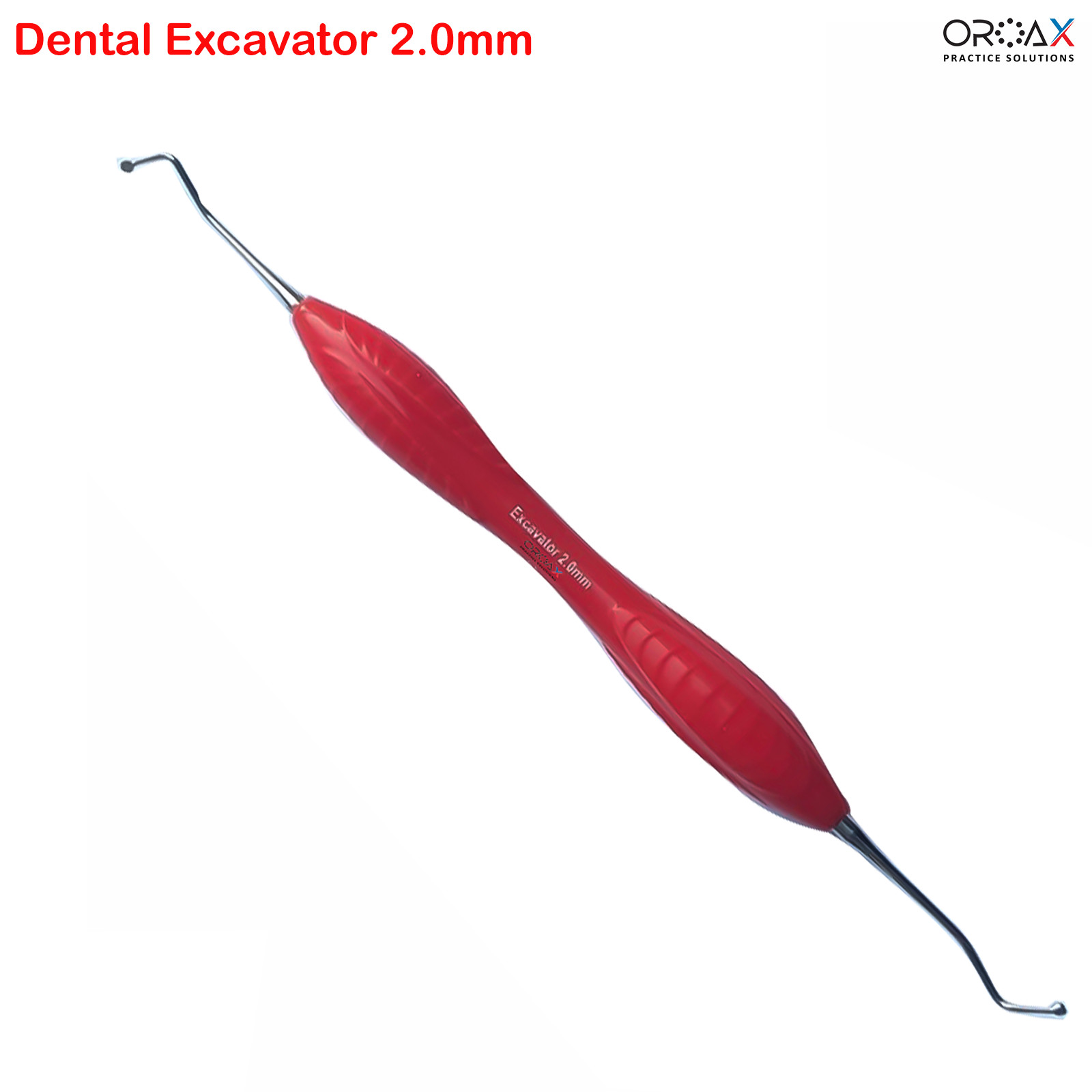 Dental Spoon Excavator 2mm Silicone Handle Carious Removal & Restorative Tools