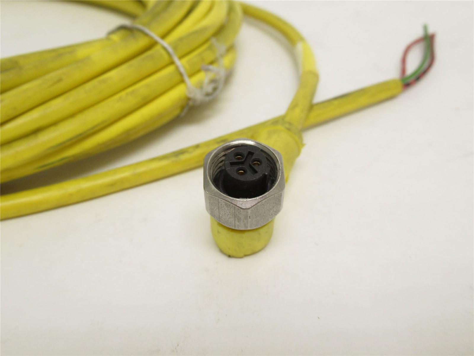 227368 Old-Stock; ifm E18210 Single Ended Cordset; 10m; 1/2″ Female To Pigtail