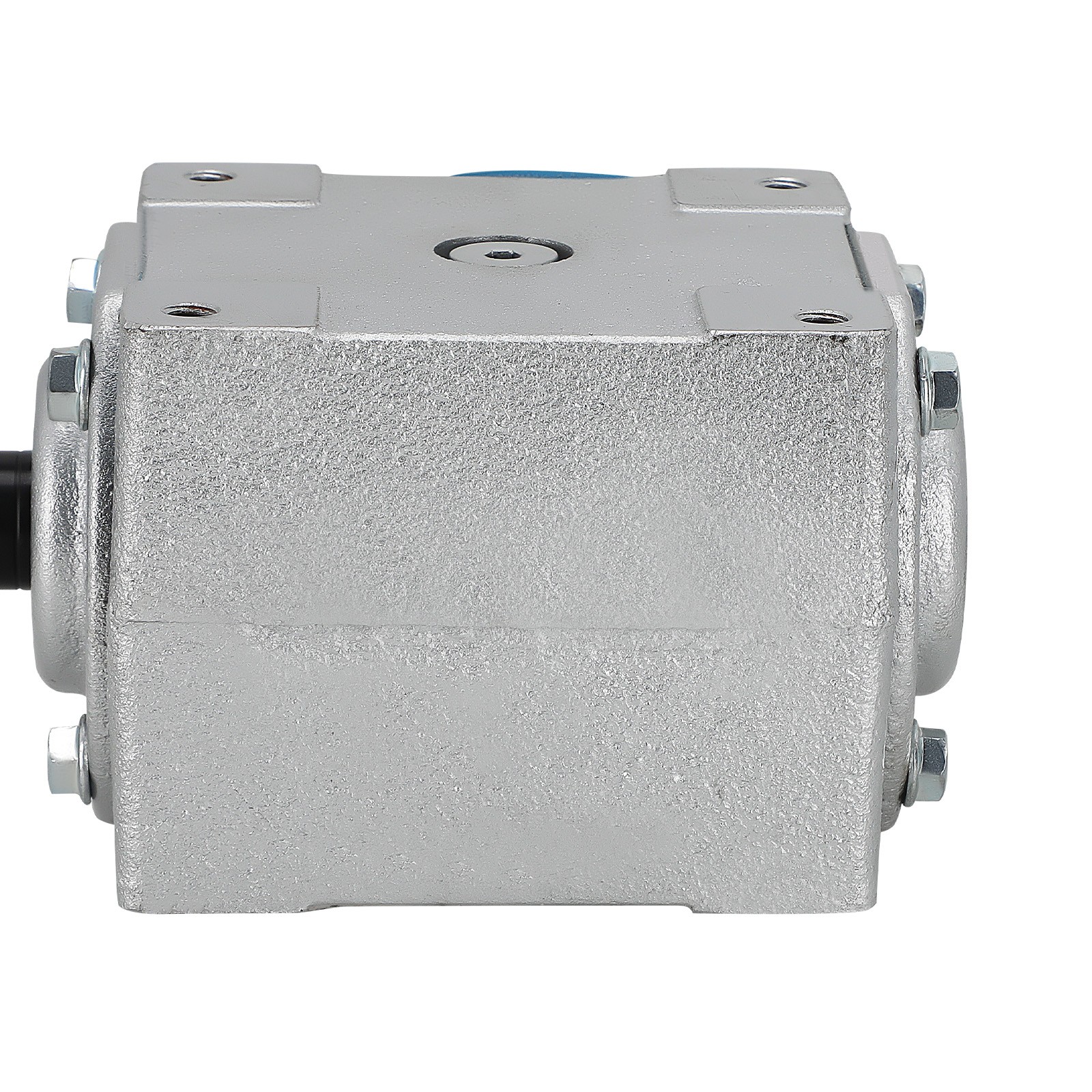 40 HP Right Angle Bevel Gearbox with 2 Keyed Shafts CW/CW 1 to 1 Ratio