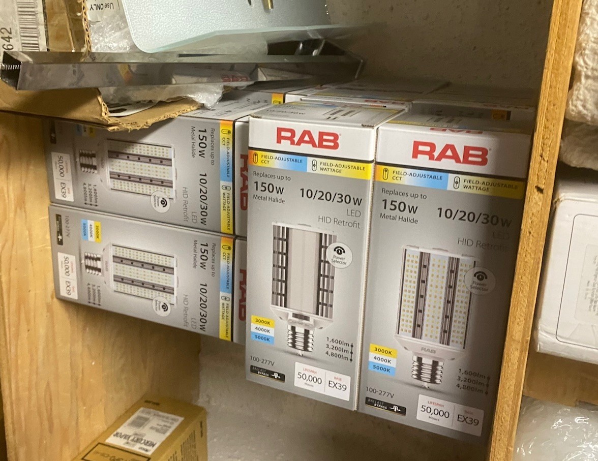 RAB HIDFA-205S-EX39-8CCT-BYP LED Corn Cob 205W 30750LM 3/4/5K 120-277V EX39 New