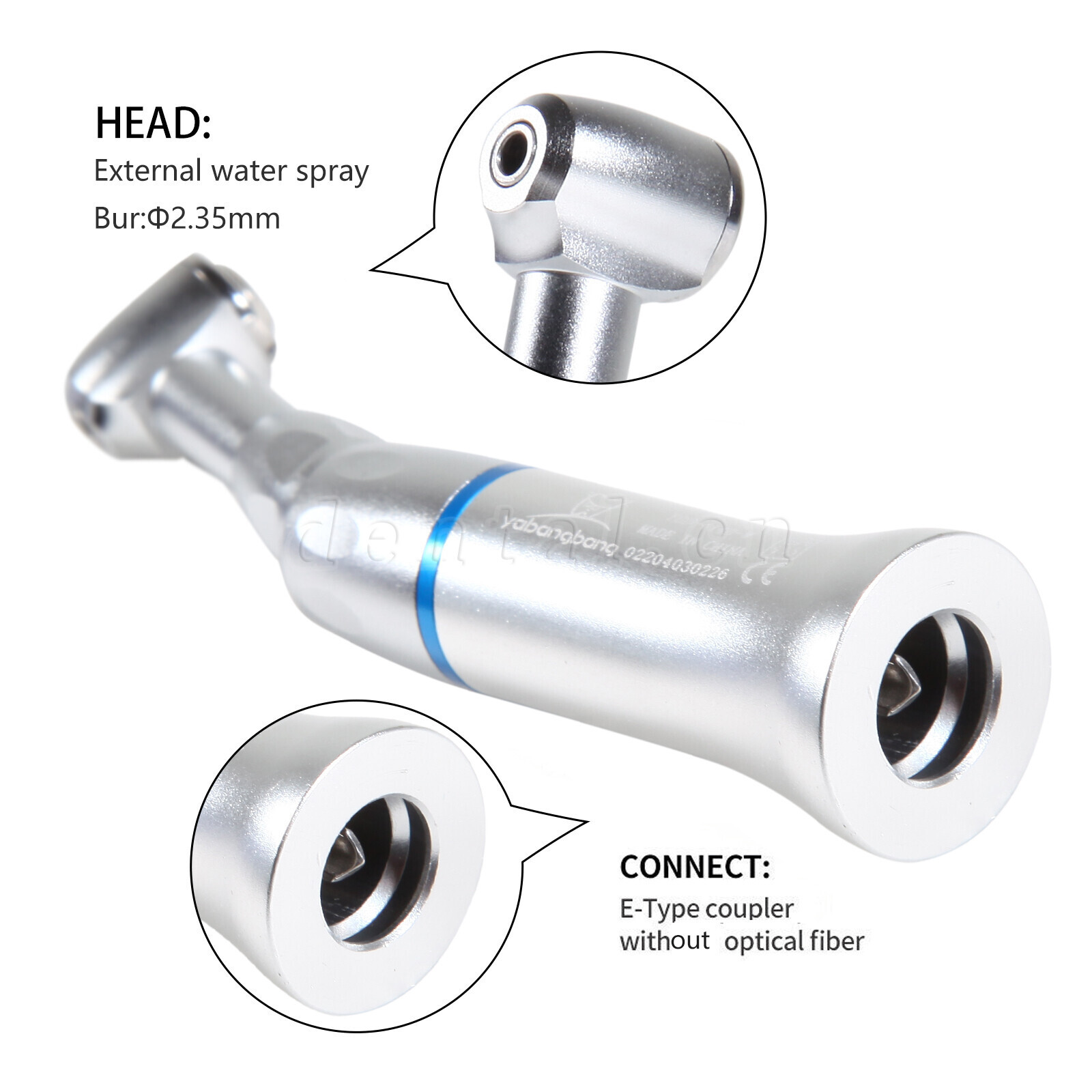 Estilo NSK Dental Contra Angulo Baja Velocidad Pieza de Mano 2Hole Micromotor
