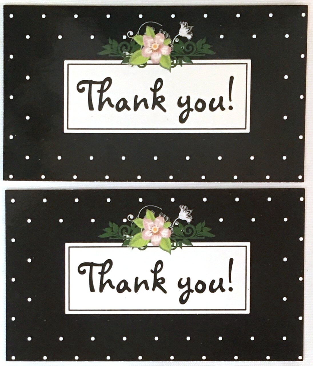Thank You Business Cards for Small Business Variety Pack Flowers