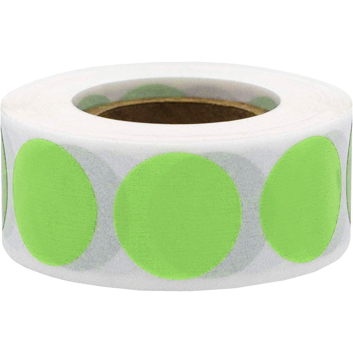 Circle Dot Stickers | 0.75″ Inch Round | 500 Pack | Pick One Color