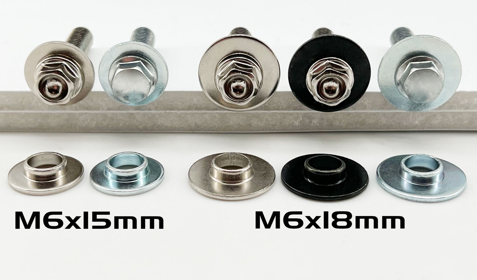 M6 Shoulder Collar Washer packs Suzuki Yamaha Kawasaki Honda Dirt Bike Plastics