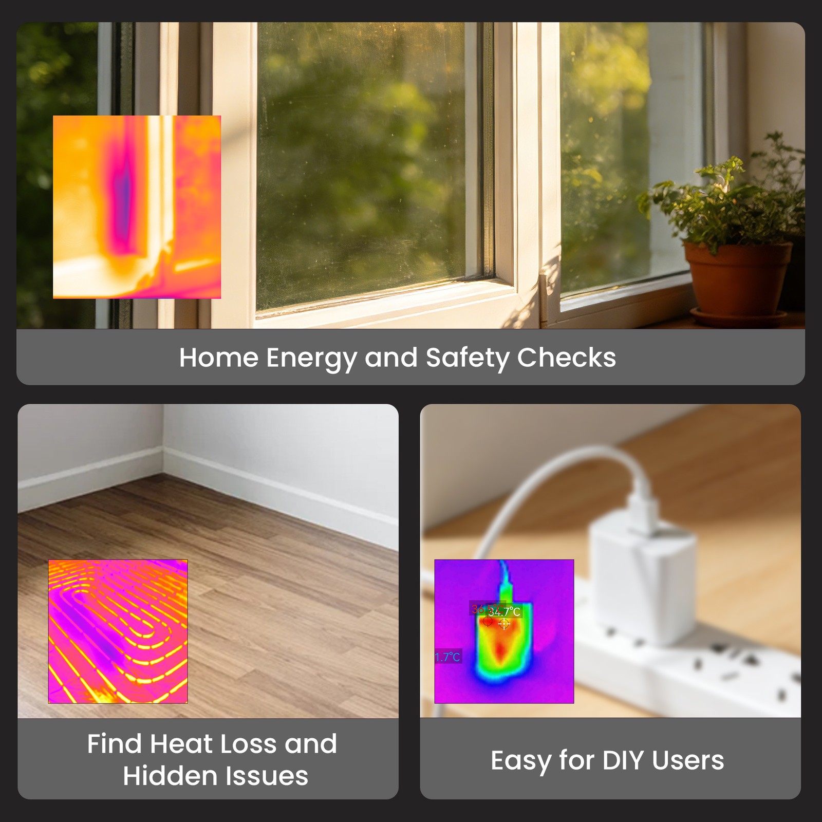 ANXTECH Infrared Thermal Imaging Camera High Resolution 240×240 For Android