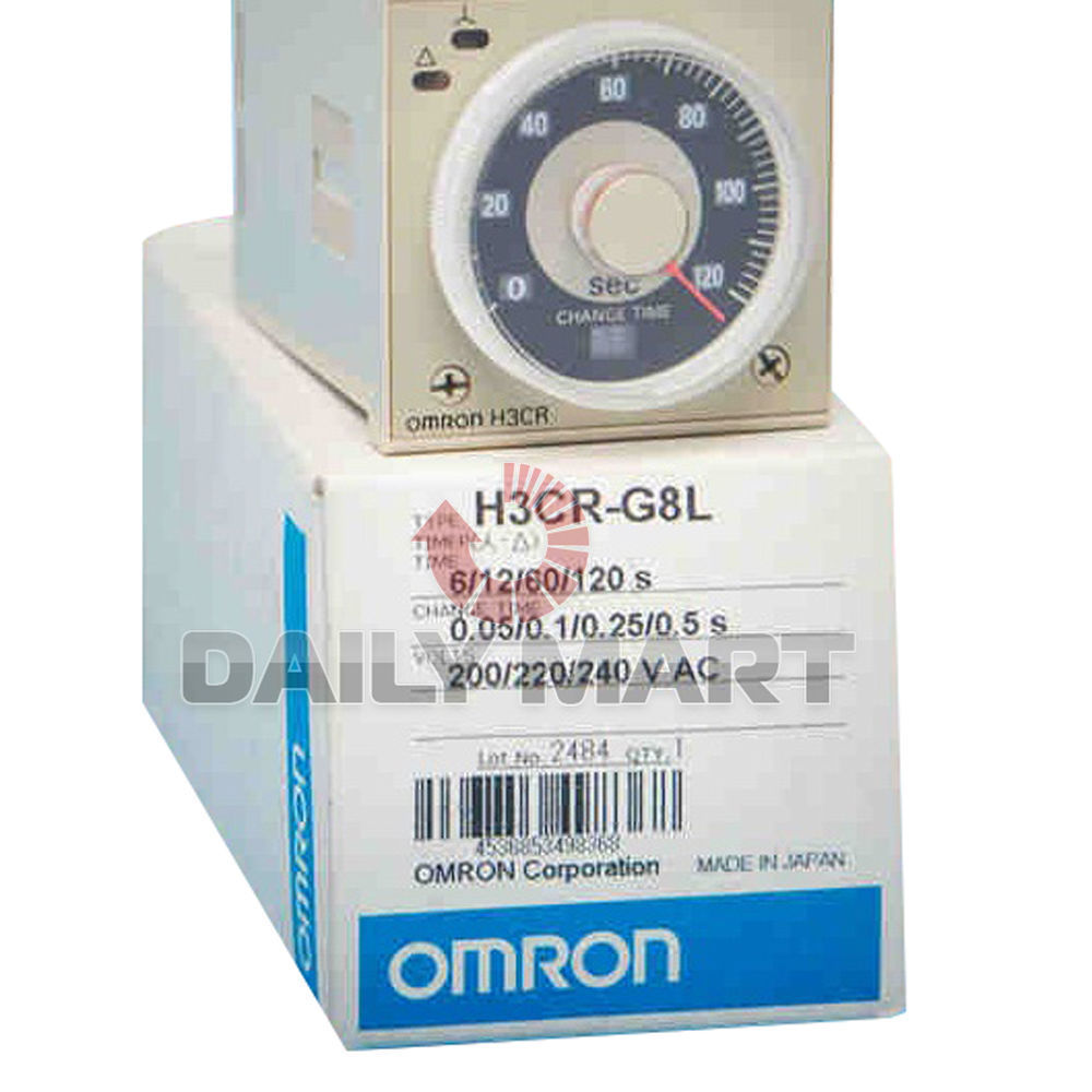 Omron Automation & Safety H3CR-G8L 8-Pin Star Delta Timer Instantaneous Contact