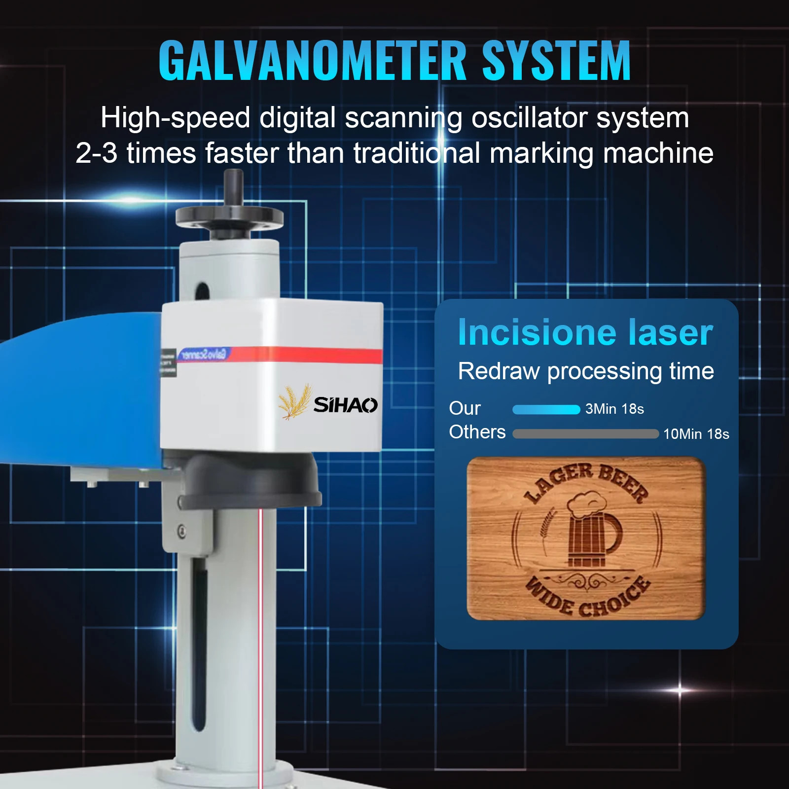 🔥30W Fiber Laser Marking Machine Engraving Cutter w/ EZCAD2 Control Software