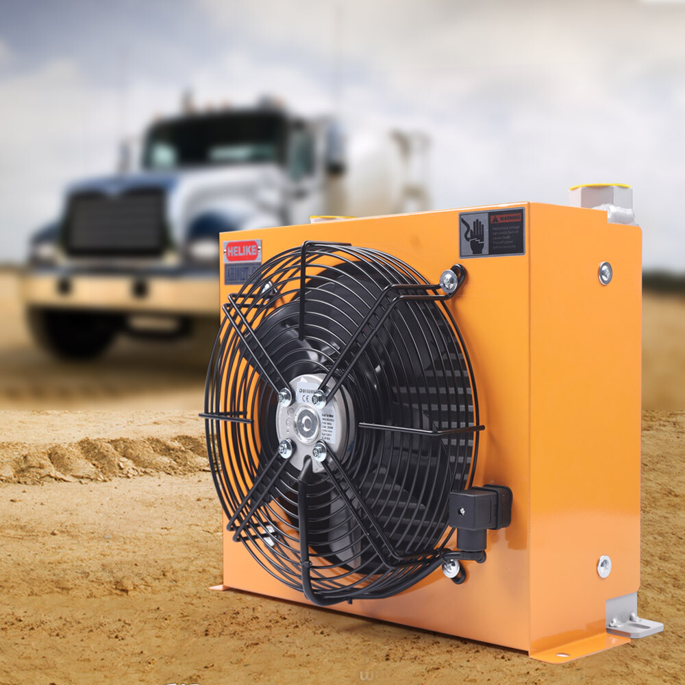 60W AH1012T-CA High-quality Fan Hydraulic Oil Cooler 100L/min + Precise Welding