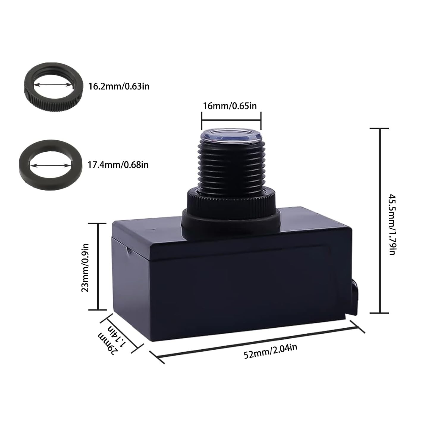 AC110-240V Photocell Light Sensor,5A Dusk to Dawn sensor switch type 1