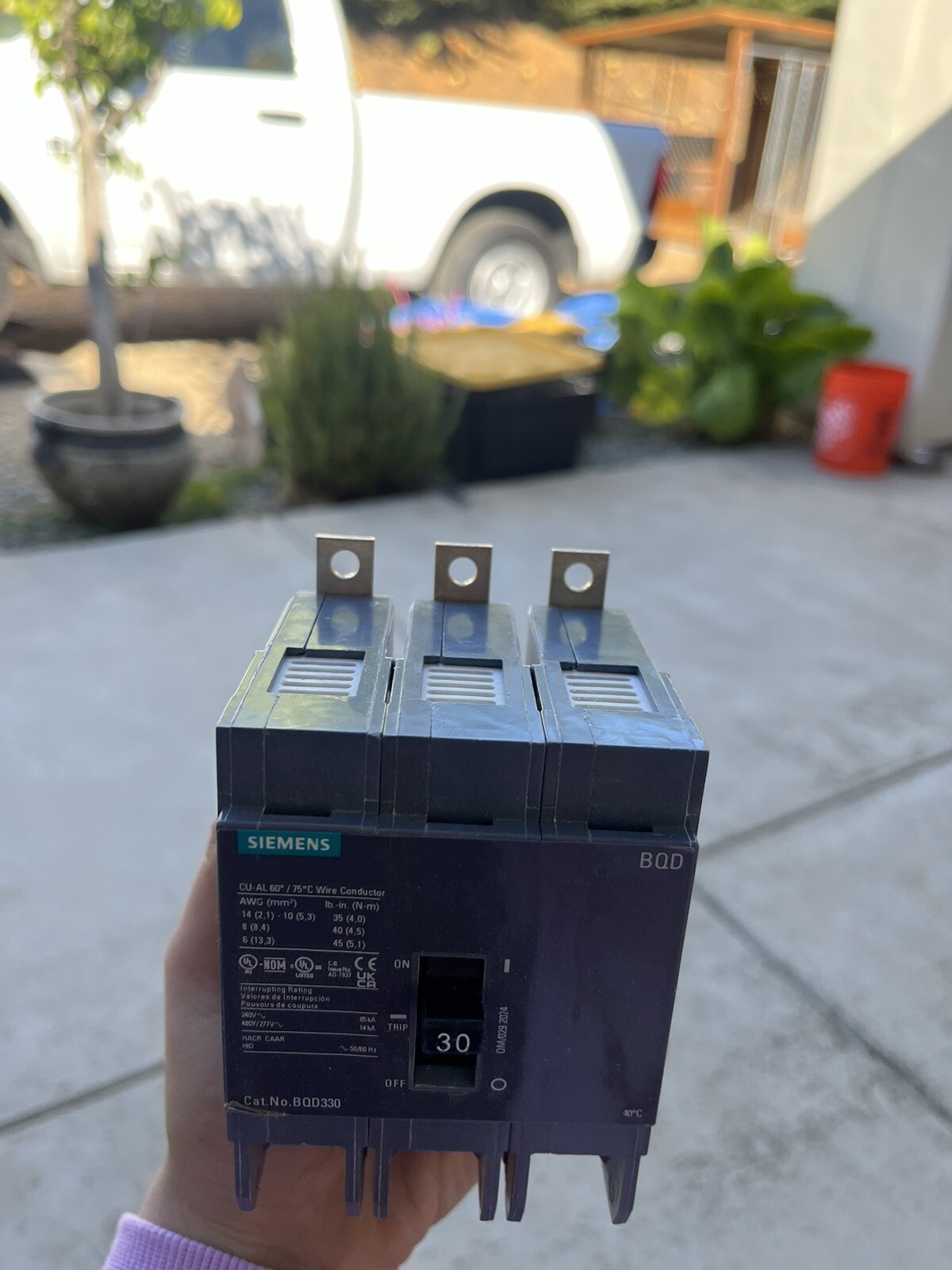 NEW SIEMENS BQD330 TYPE BQD 30 AMP 480V