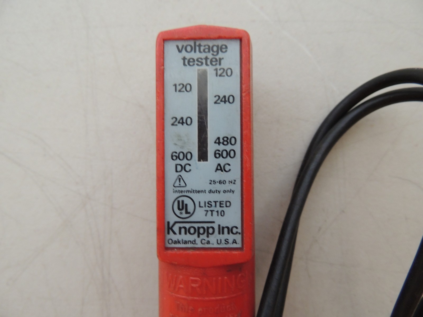 Knopp K60 Voltage Tester 120V – 600V AC / DC – Tested Working