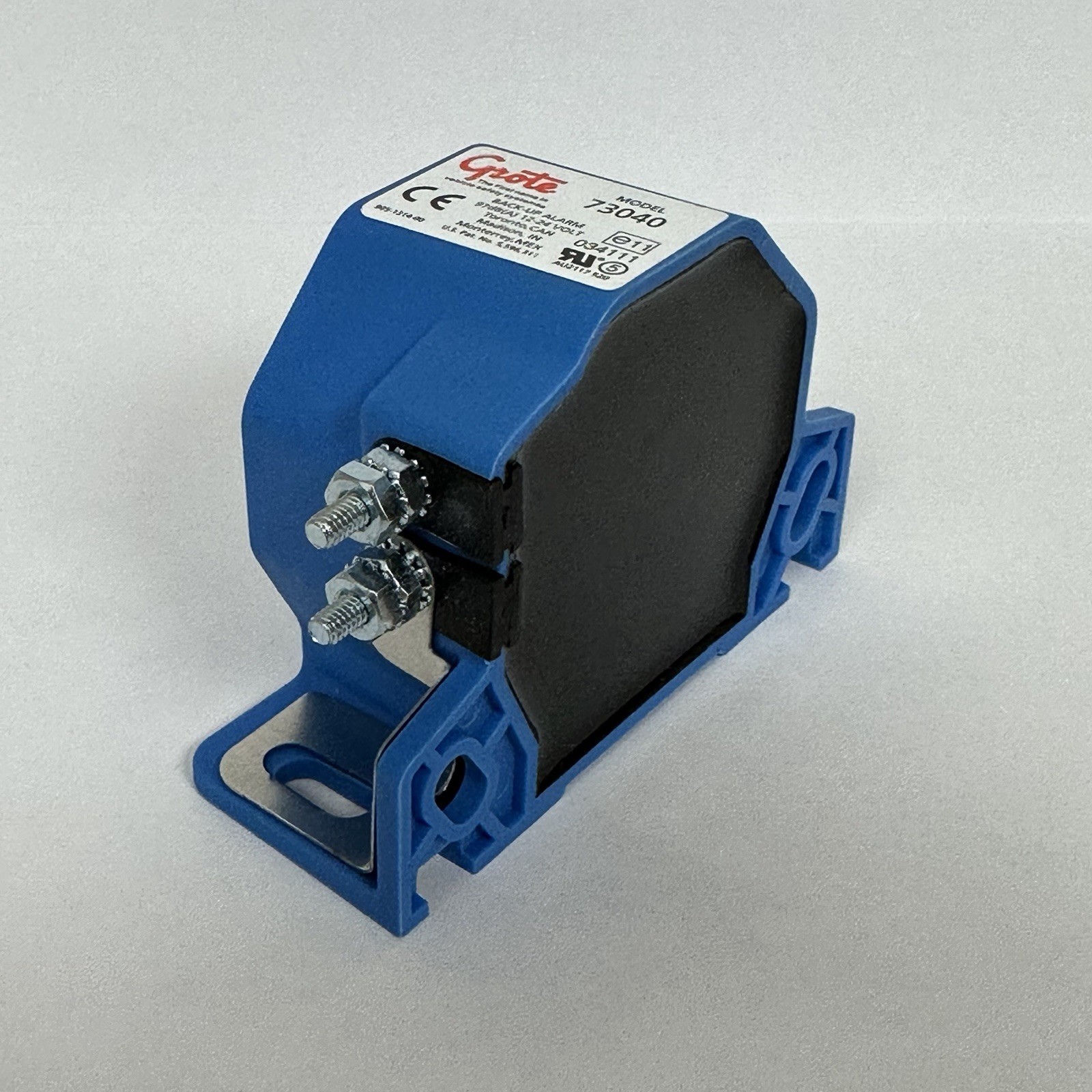 Grote 73040 Back Up Alarm, Self-Grounding, 97Db, Blue
