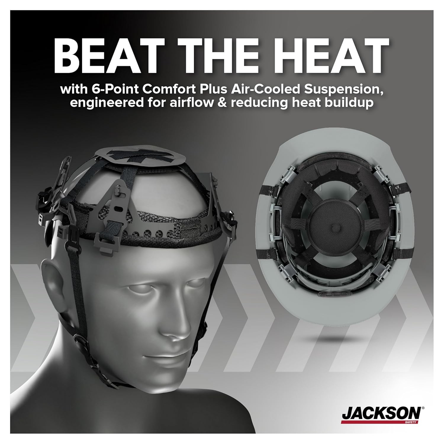 Jackson Safety Blockhead2 Type 2 Full Brim Vented Construction Industrial Hard