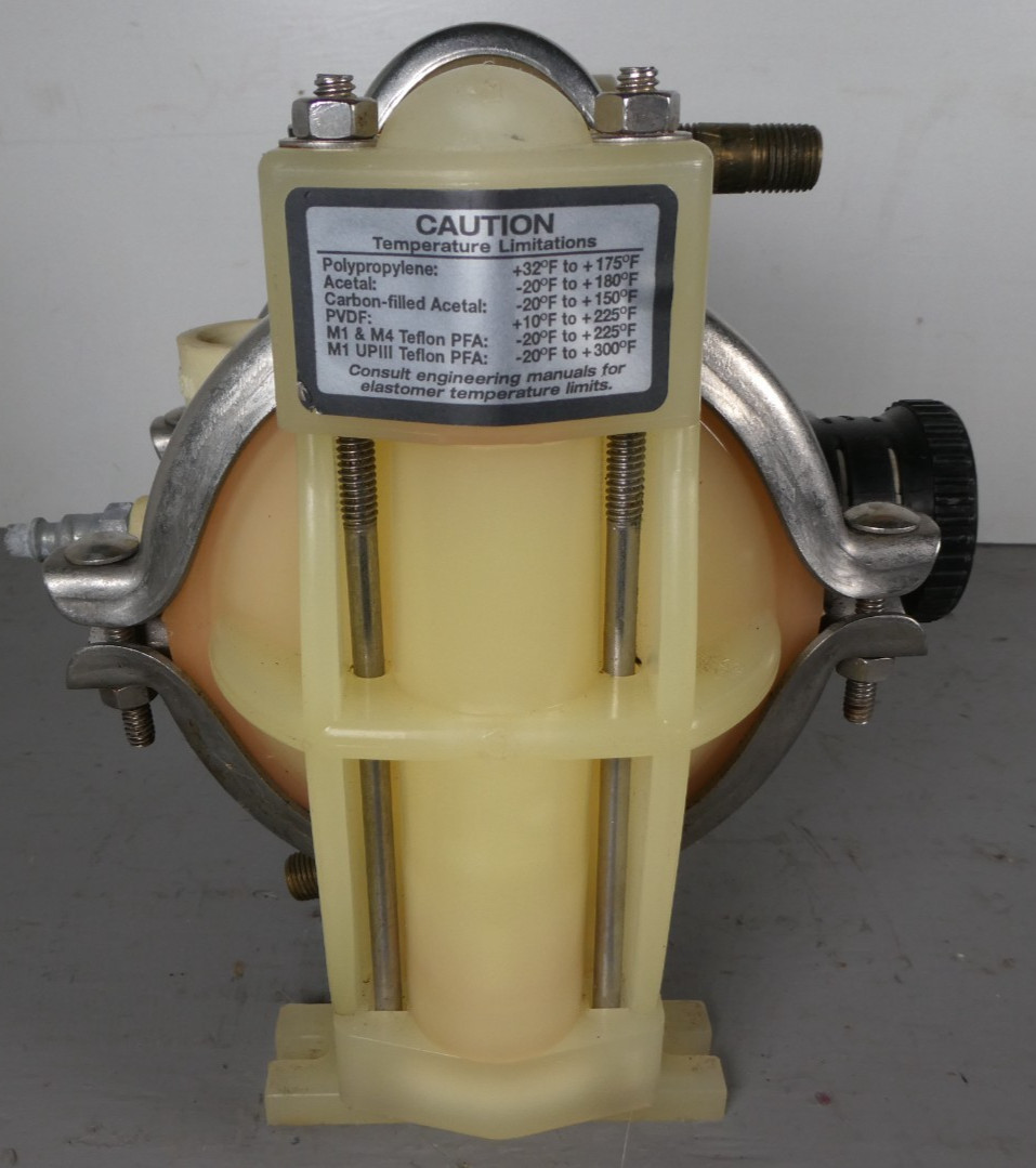 Wilden M1 Pneumatic Air Operated Double Diaphragm Polypropylene Pump