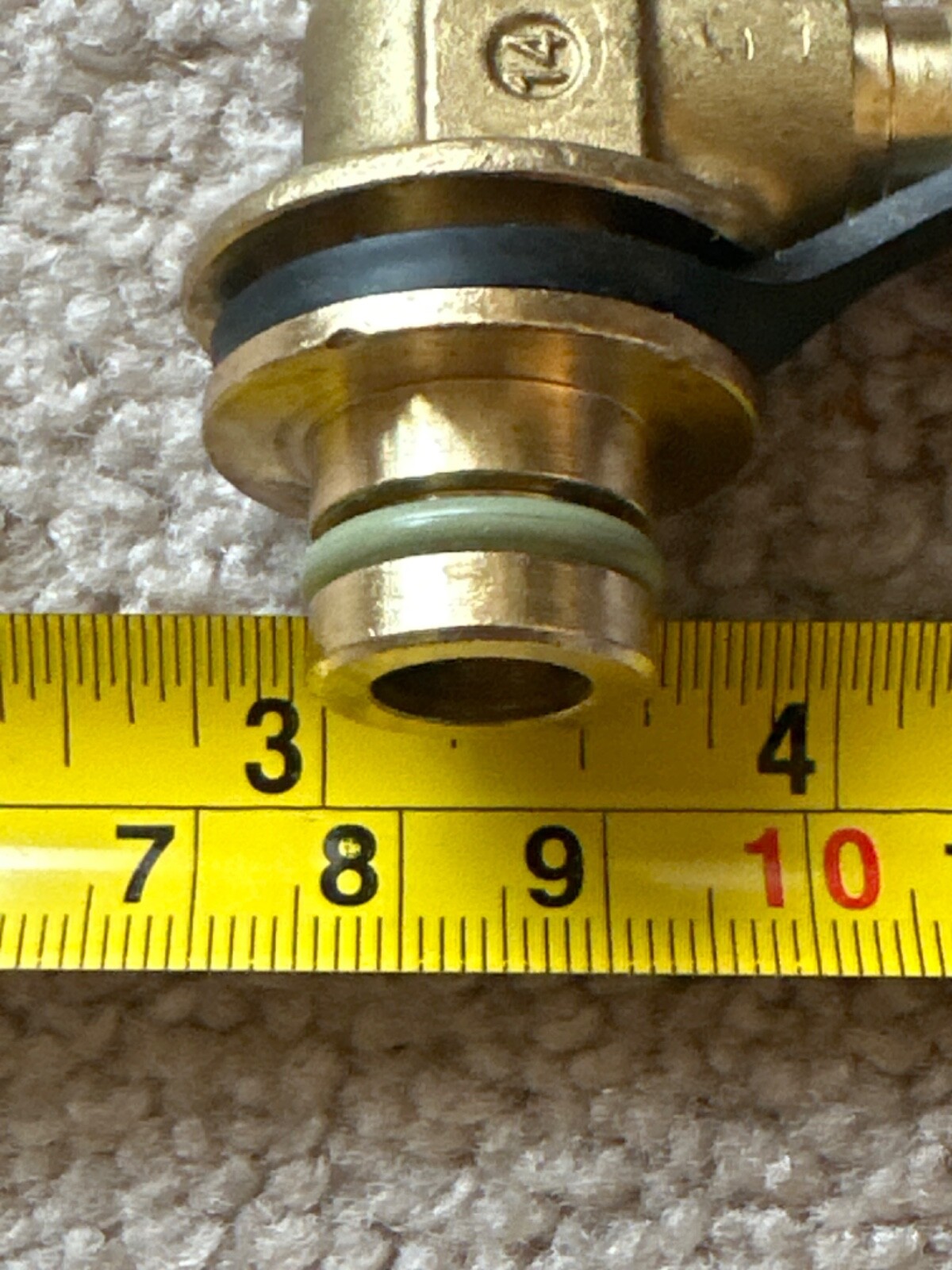 Voss 3/8″ x 5/8″ Brass Barb Quick Pneumatic Elbow Connector Nozzle 90°