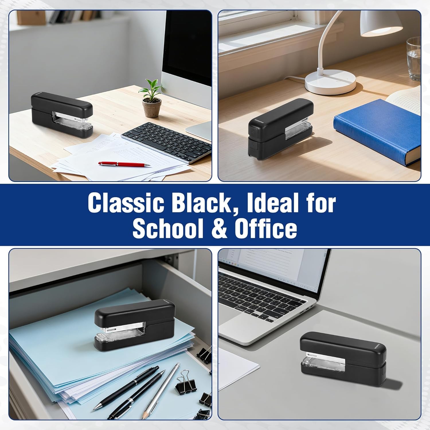 WORKPRO 2-in-1 Stapler w/2000PC Standard Staple Remover Staple 40 Sheet Capacity