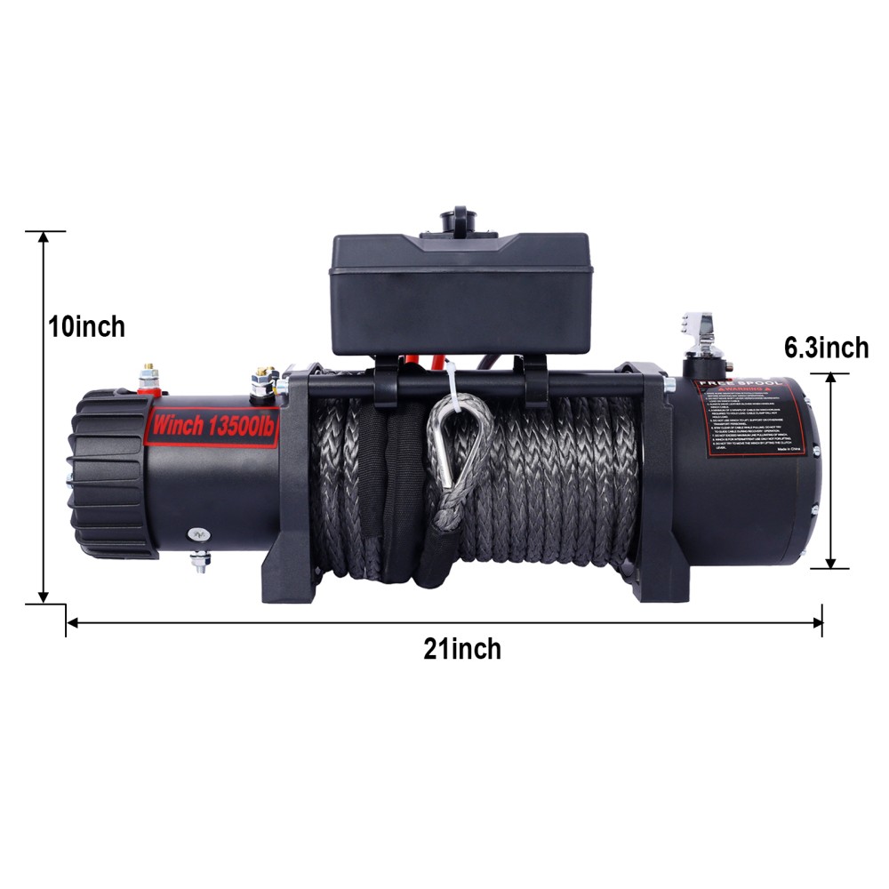 13500 LBS Electric Winch, 12V DC, with Wireless Remote