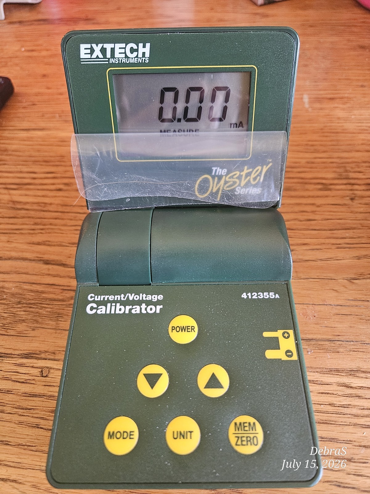 EXTECH MULTIMETER MODEL 412355A Current/Voltage Calibrator – EXCELLENT