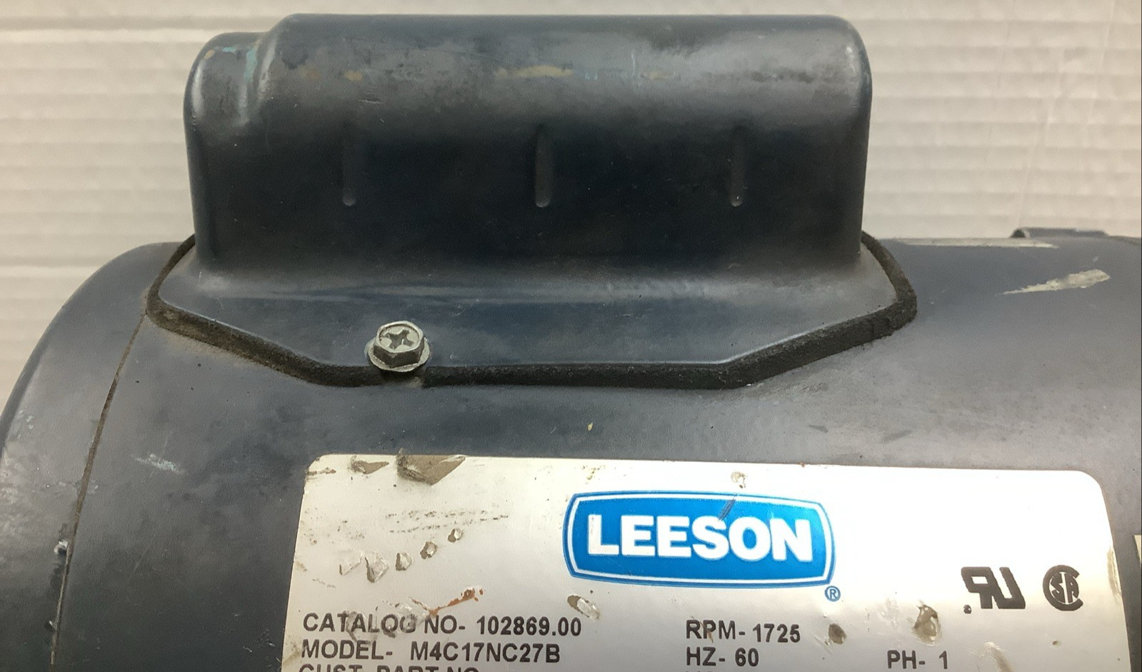 Leeson 102869.00 1/3HP 1725RPM 115/208-230V AC General Purpose Motor (R64)