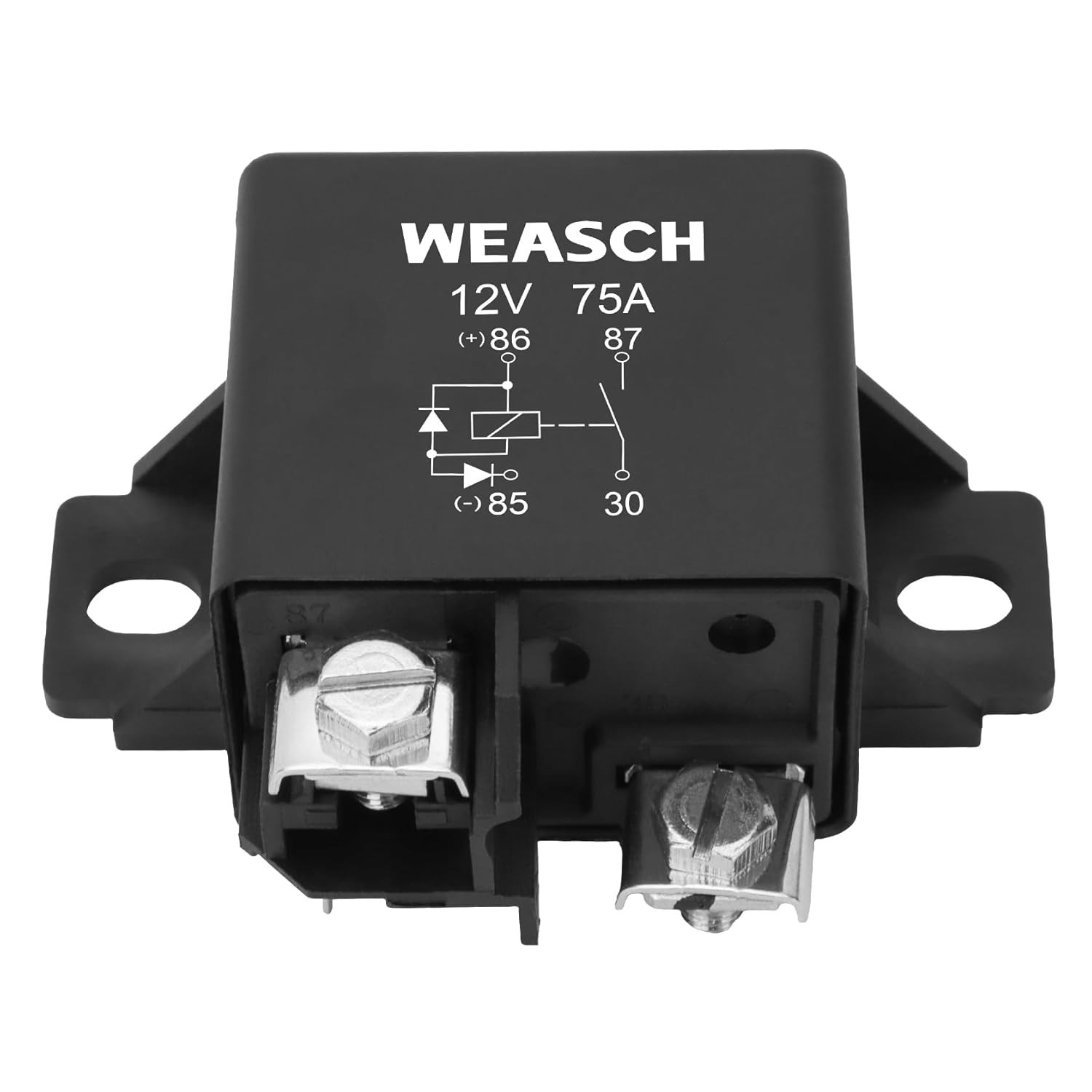 4Pack 0332002156 Normal Open Power Relay, 12V 75A, Applies to Starter Relay V232