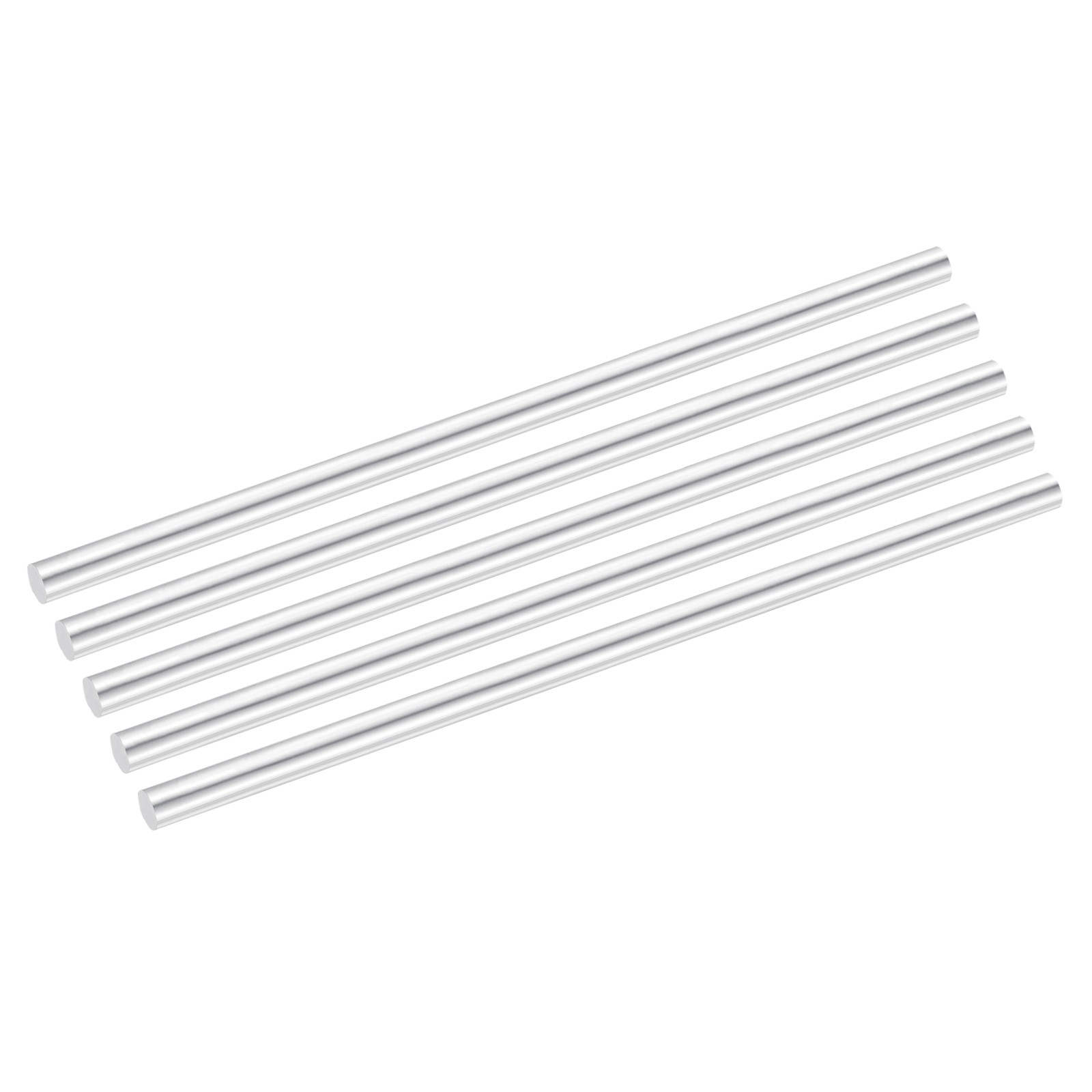 5Pcs 0.31″(8mm) Dia Round Aluminum Rods, 7.9″ Long 6061 Aluminum Round Rods