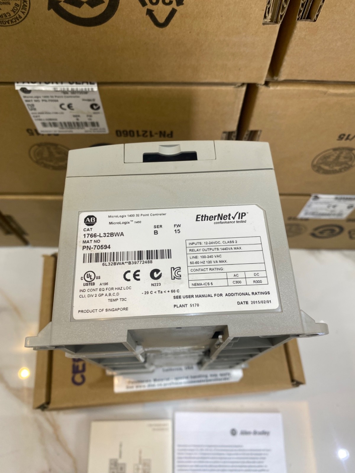 Allen Bradley 1766-L32BWA Ser.B MicroLogix 1400 PLC Processor
