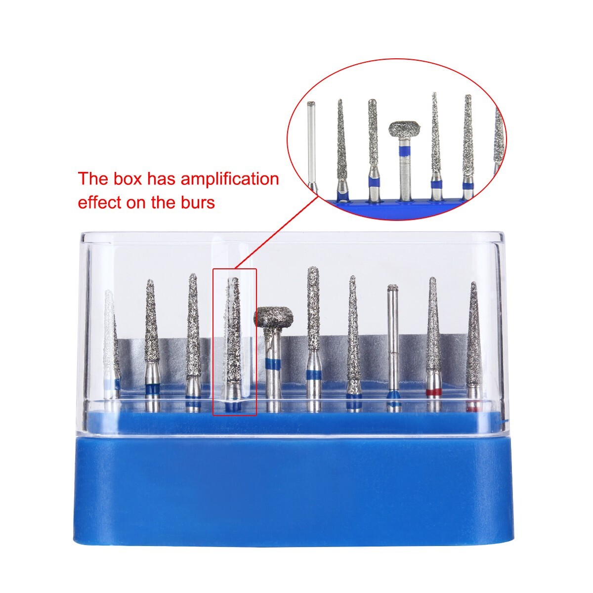 Dental FG Diamond Burs Kit FG-101 For Crown & Bridge Preparation Anterior Teeth