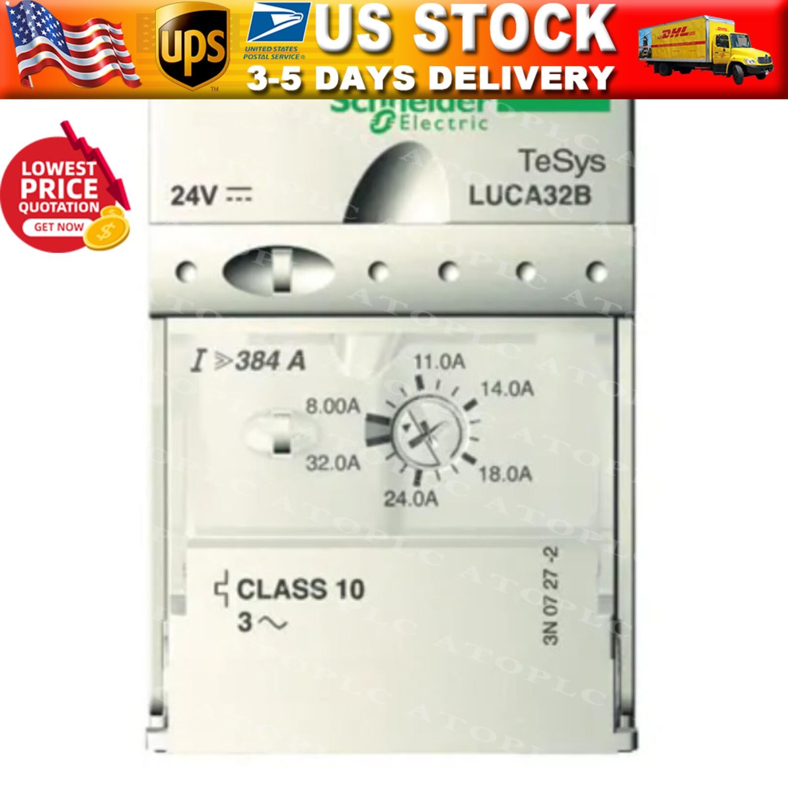 NEW Schneider Electric LUCA32B 8-32A 3P 240V~ Standard Motor Control Unit
